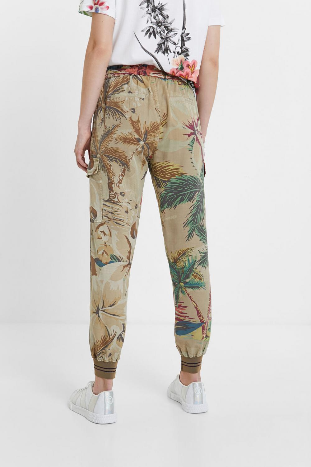 Pantalón floral Tencel™ Multicolor | Jeans Desigual Mujer ⋆ AyhanGunyil